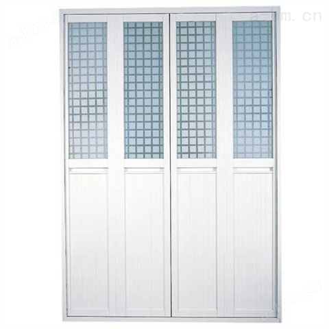 银恒门业（三德装饰）-美之选平开门系列-白色四折叠铝门
